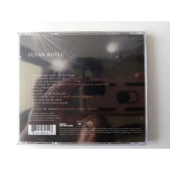 Susan Boyle - Standing Ovation: The Greatest Songs From The Stage (CD, Sealed) - Picture 2 of 2